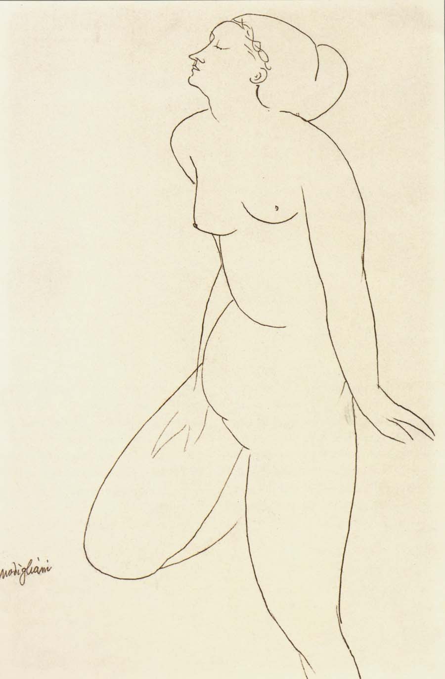 Standing Female nude
